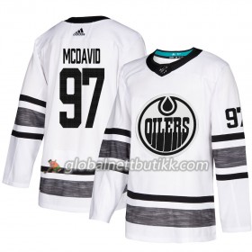 Edmonton Oilers Hockeydrakt Connor McDavid 97 Hvit 2019 NHL All-Star Adidas Authentic - Herre